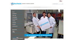 Desktop Screenshot of productware.de